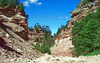 Radein Aldein Bletterbach Bl&auml;tterbach Schlucht